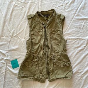 Army green vest